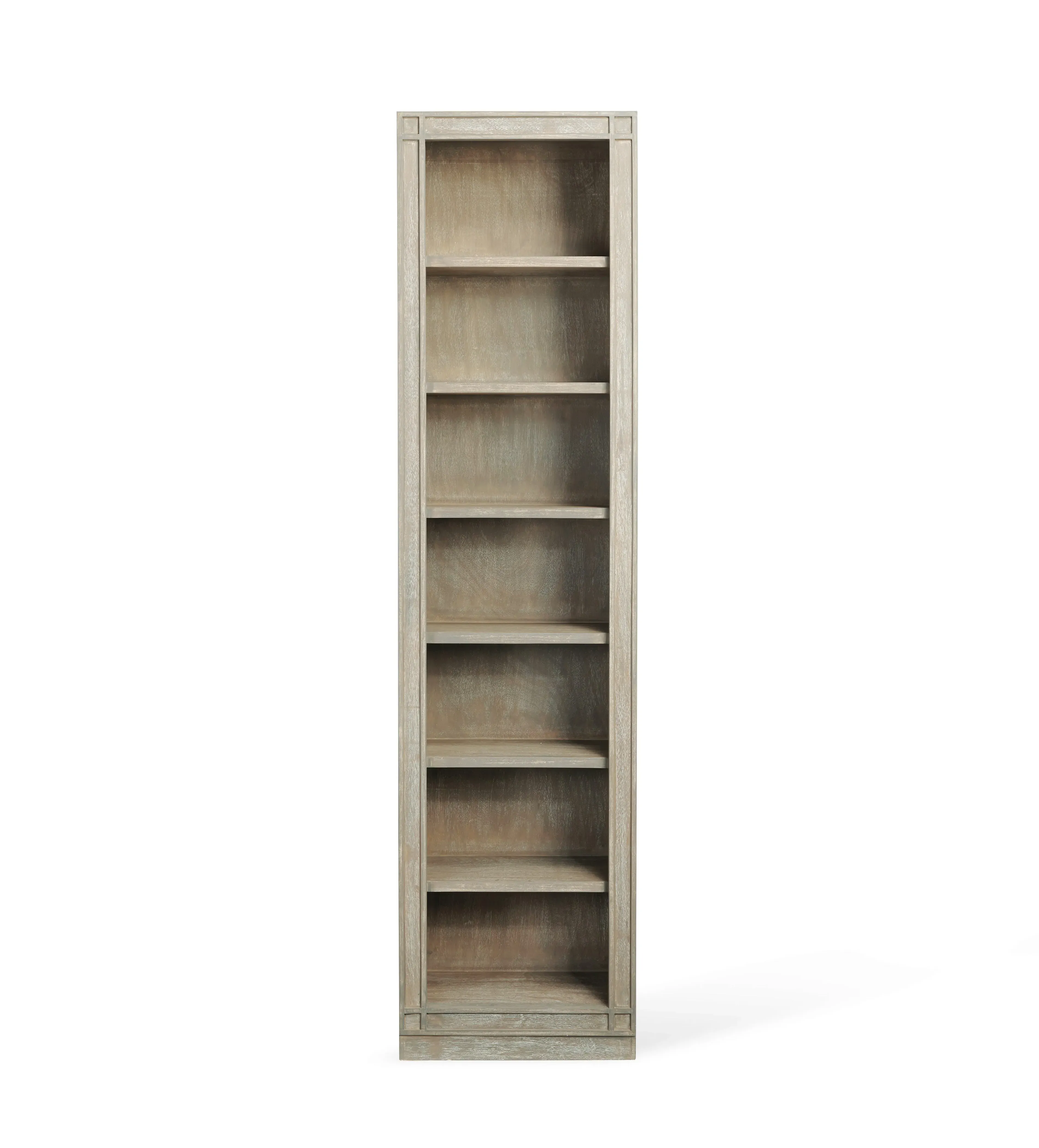 Tall Narrow Bookcase Shelves - Silver Birch