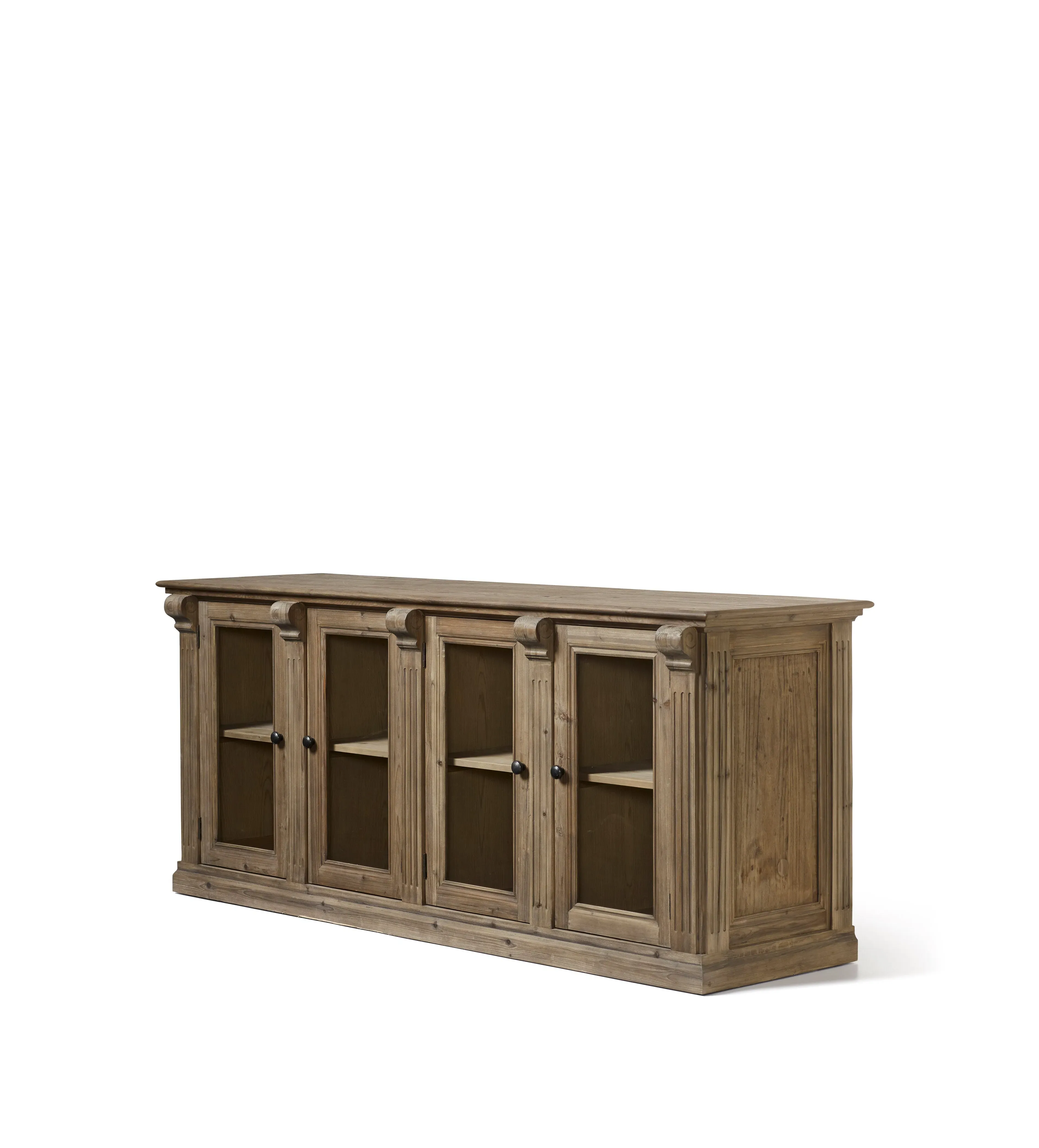 Theodora Sideboard with Glass Doors - Recycled Elm image