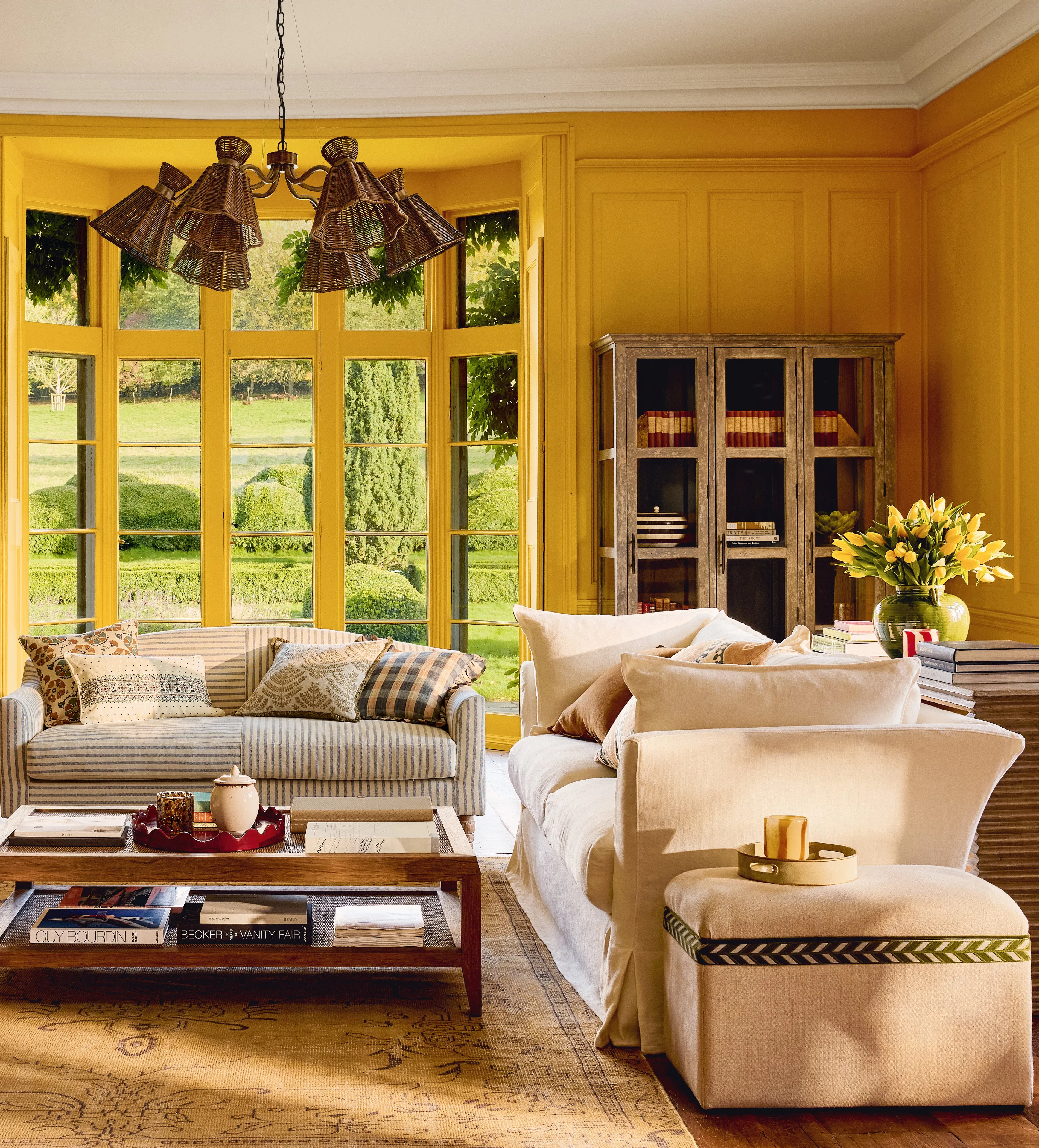 Upholstered Storage Trunk - Natural