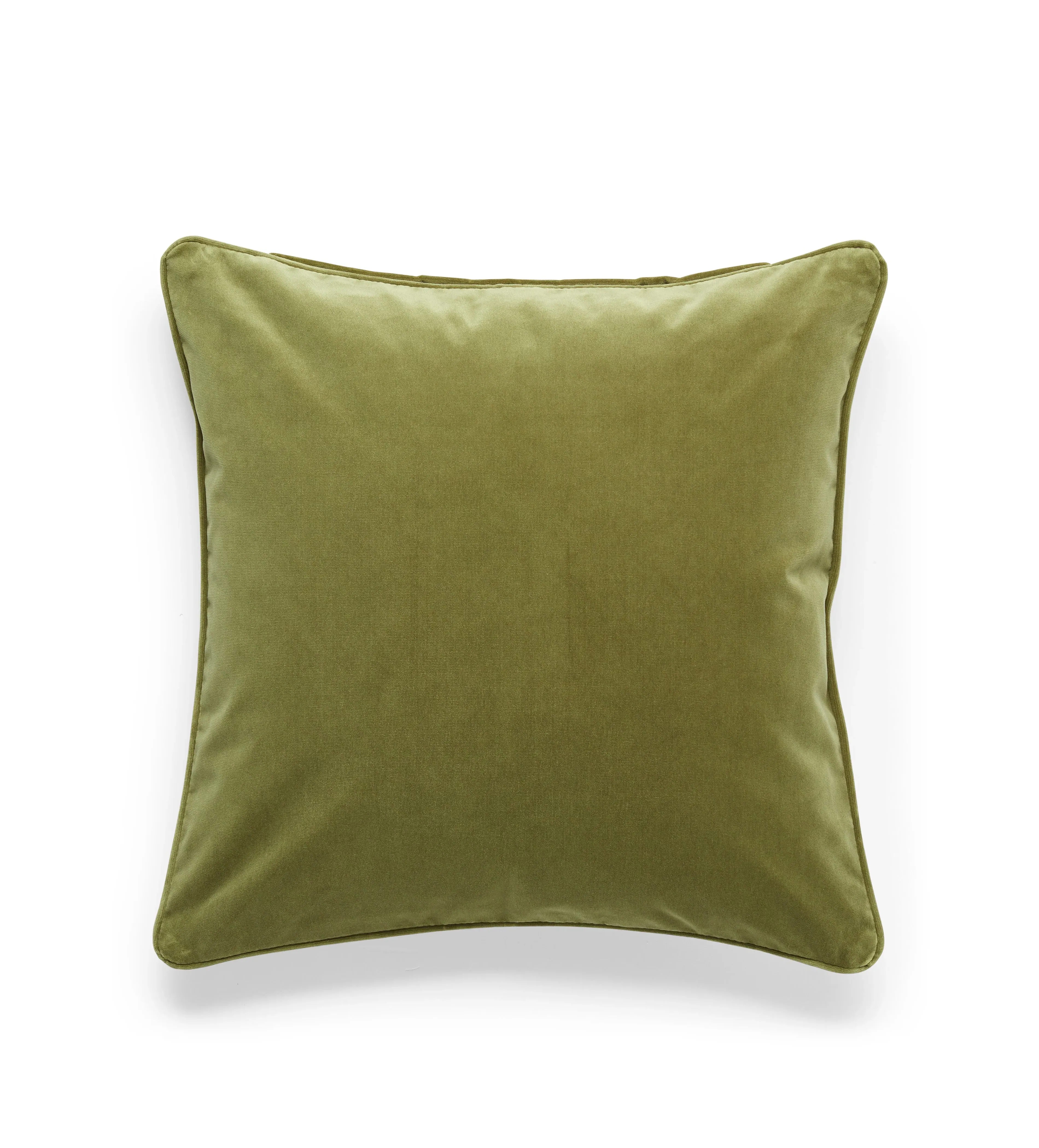 Velvet Cushion Cover - Evergreen, Polyester