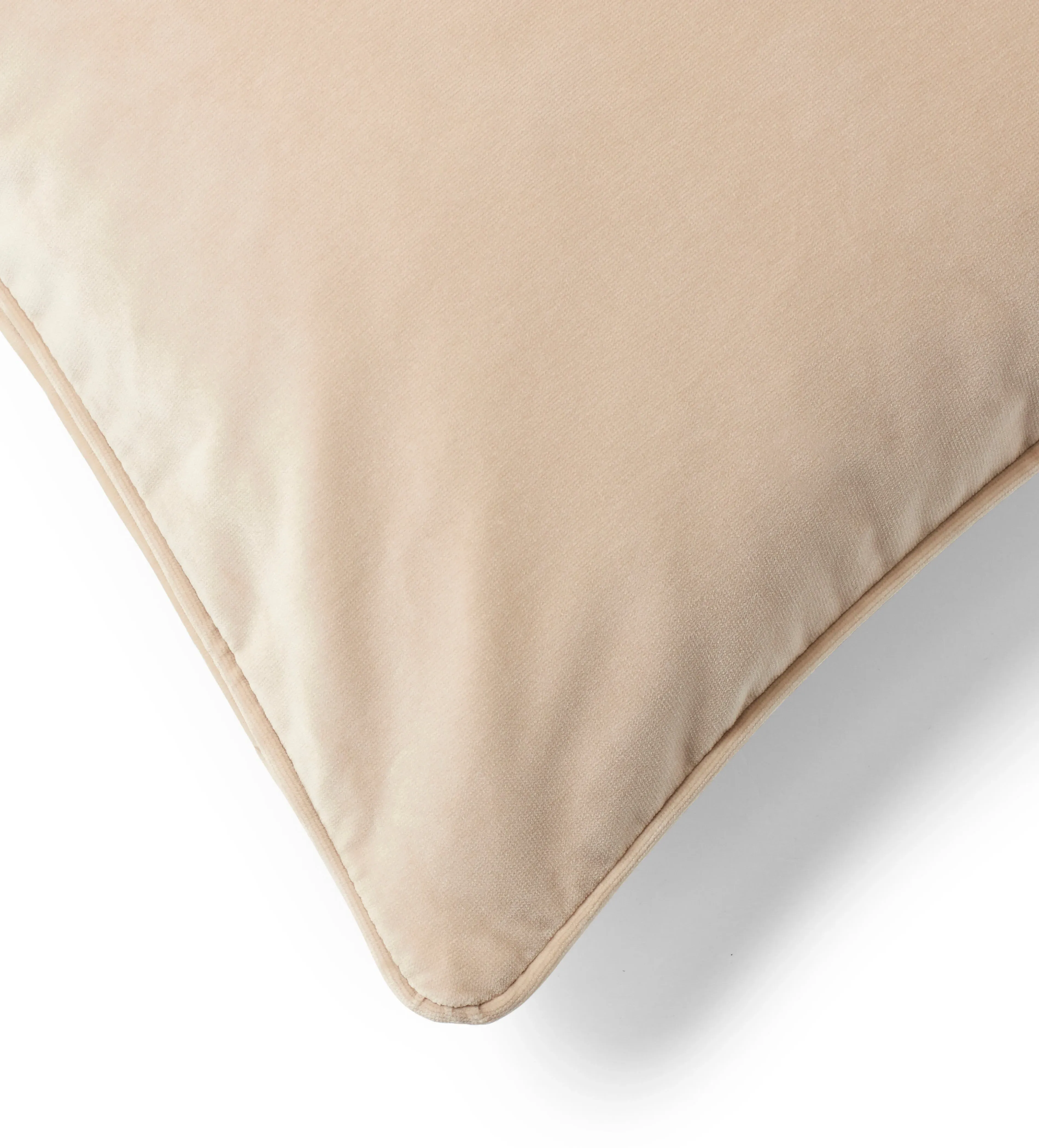 Velvet Cushion Cover - Putty, Polyester