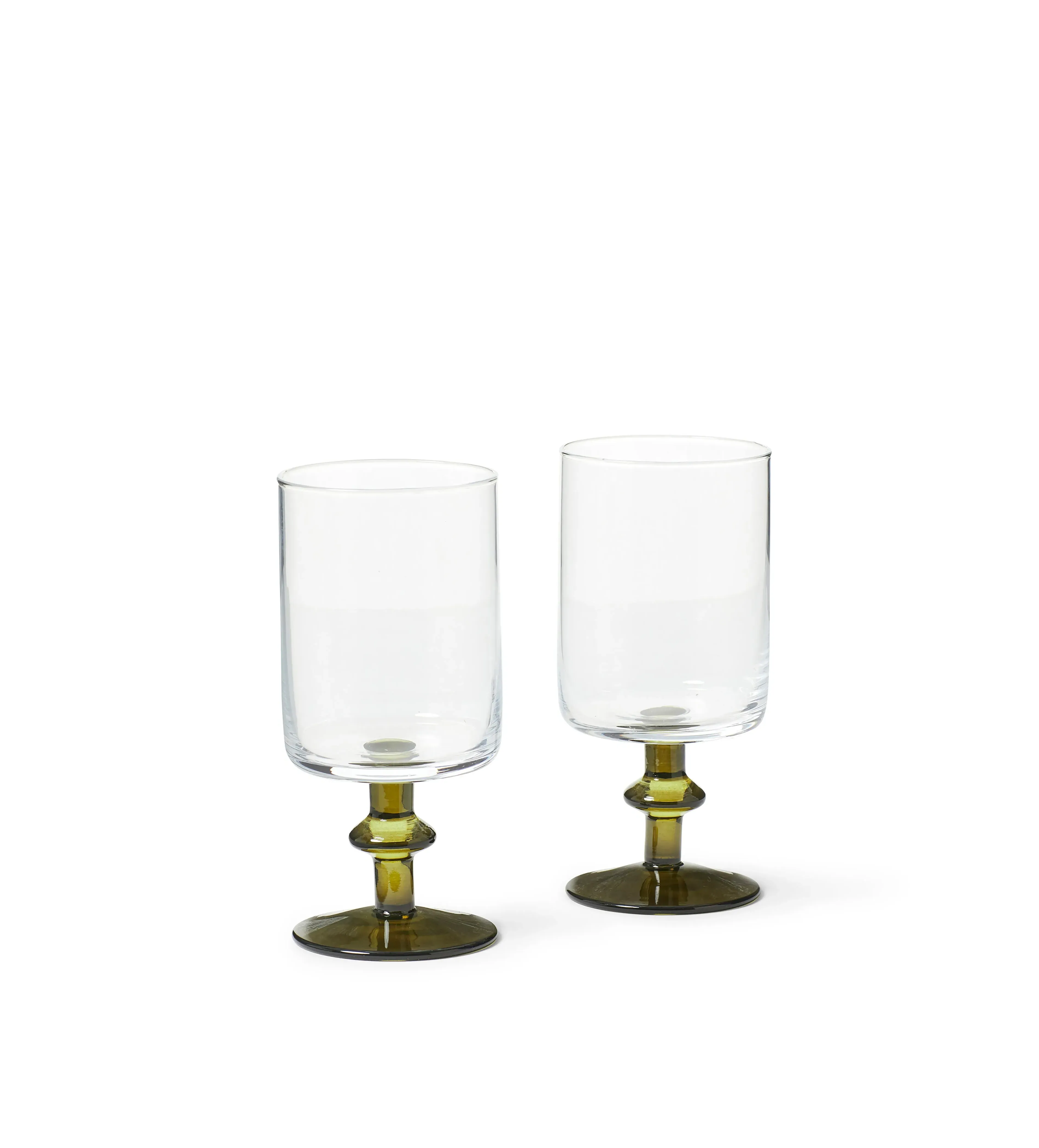 Wine Glasses Pair - Spruce, Glass image