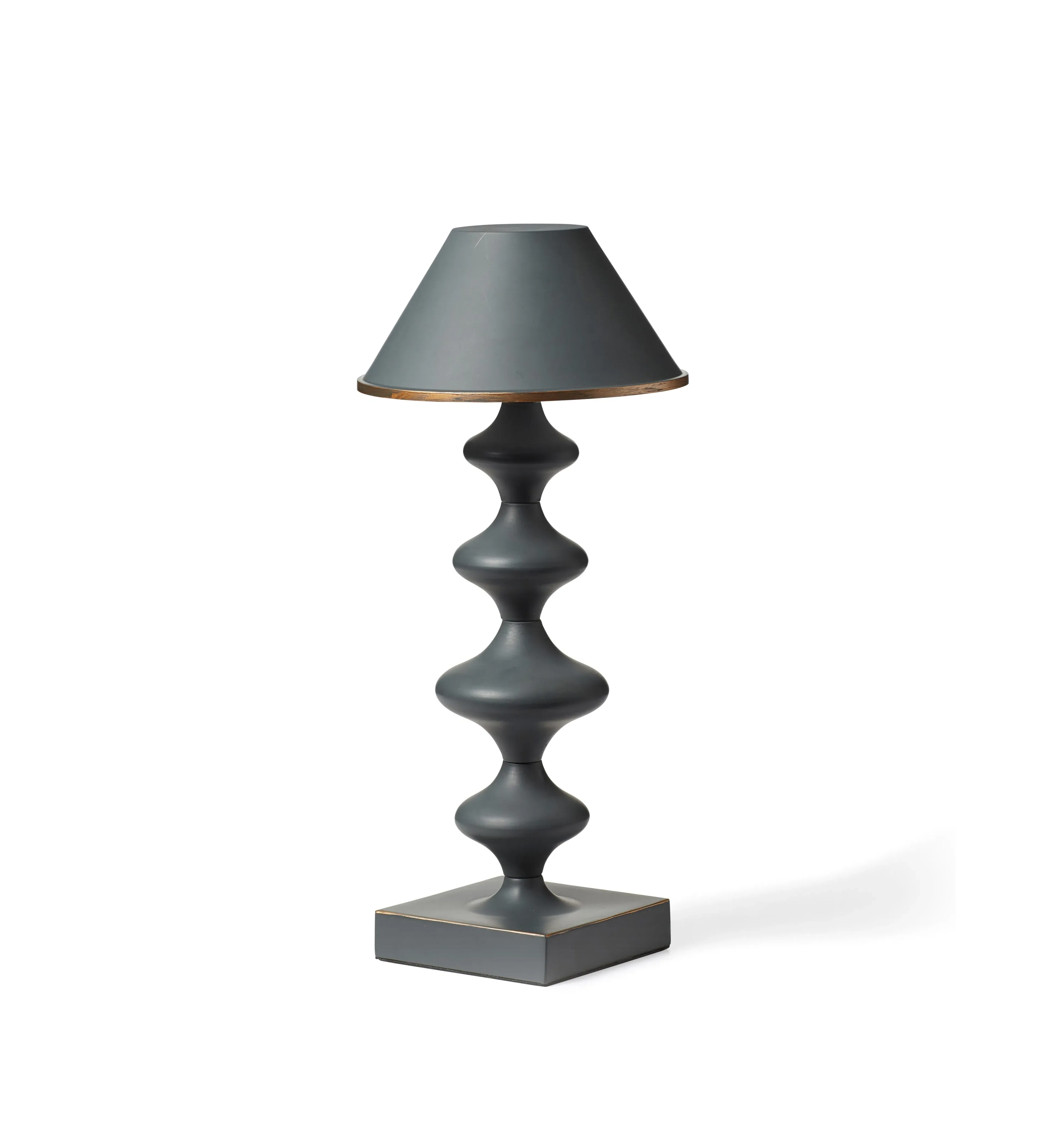 Wireless Table Lamp with Shade - Antique Grey image