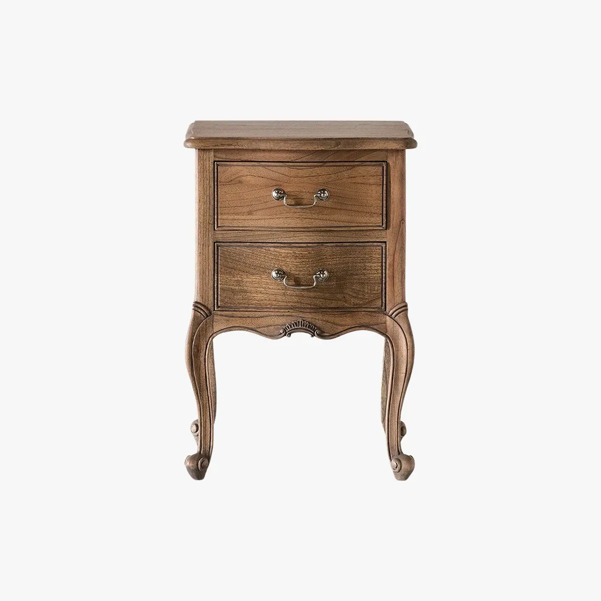 2-Drawer Bedside Table - Natural, Wood image