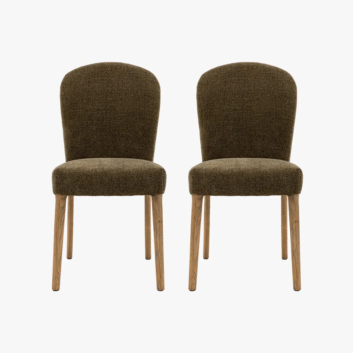 2-Piece Dining Chair Set - Green, Fabric image