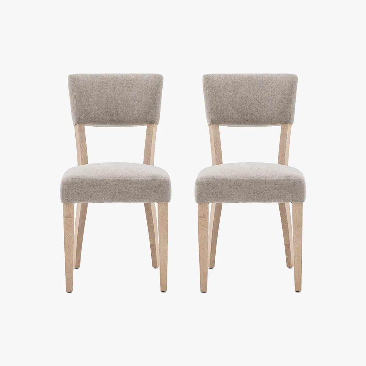 2-Piece Dining Chair Set - Neutral, Oak image