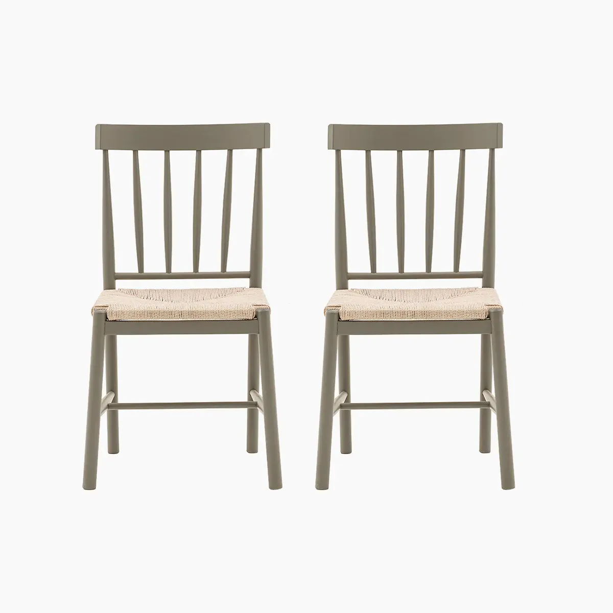 2-Piece Dining Chair Set - Prairie, Oak