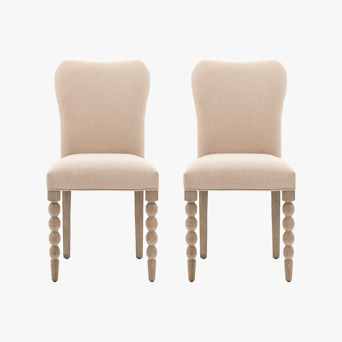 2-Piece Dining Chair Set with Spindle Back image