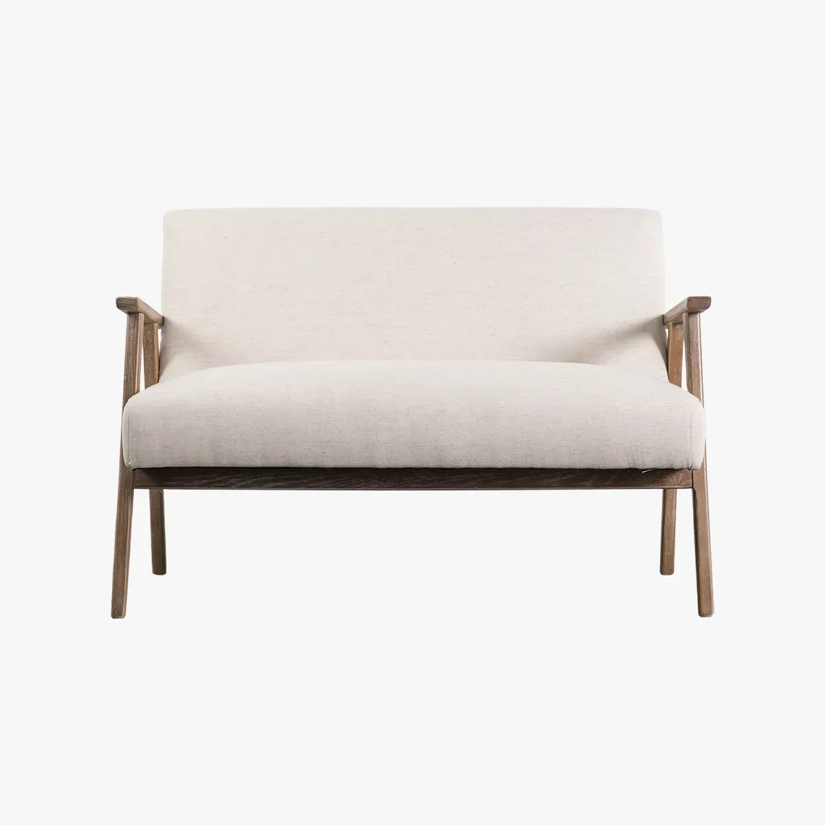 2-Seater Sofa - Oatmeal, Linen