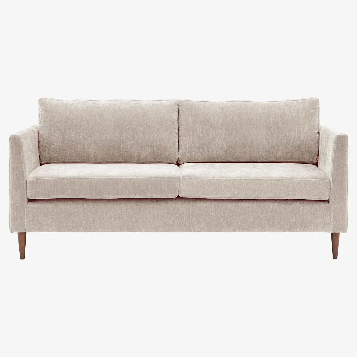 3-Seater Sofa Mid-Century Style - Light Grey