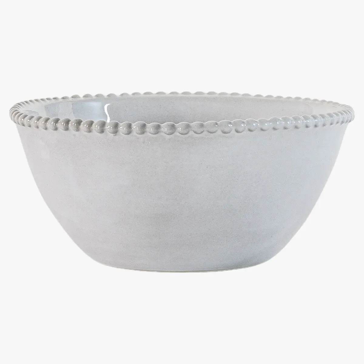 4-Piece Bowl Set with Beaded Detail - Farmhouse image
