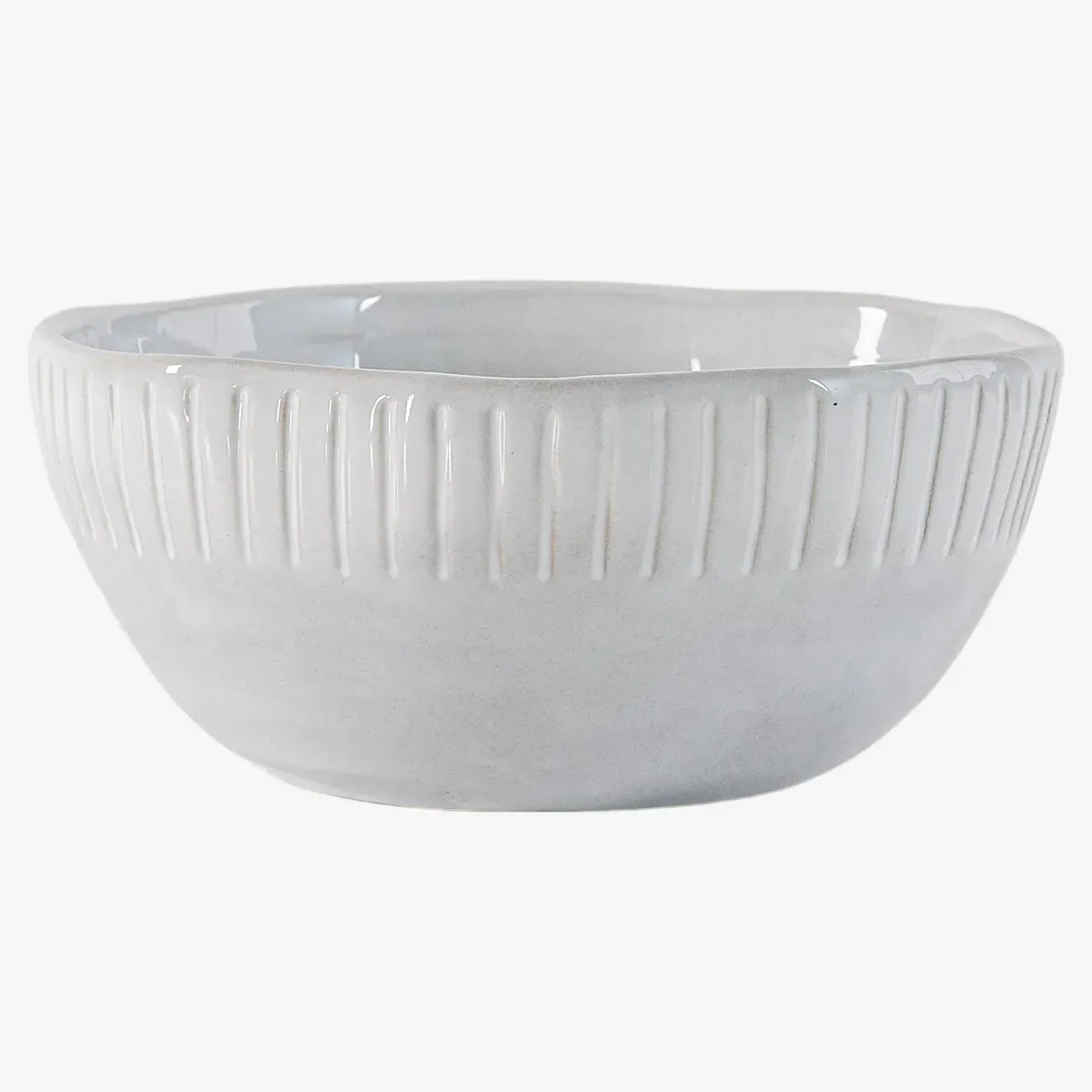4-Piece Bowl Set with Ridged Design - Farmhouse image