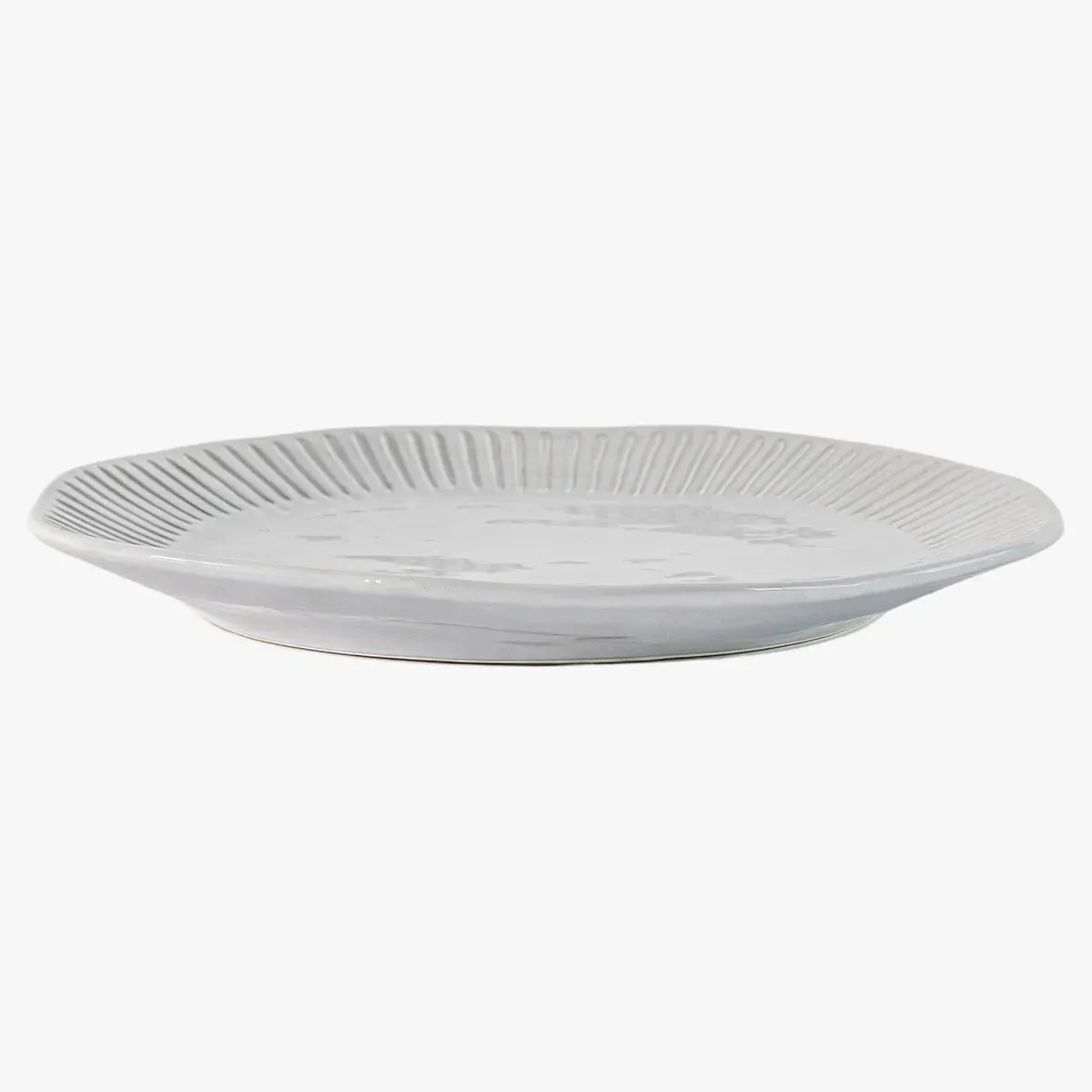 4-Piece Dinner Plate Set - Ridged Design image