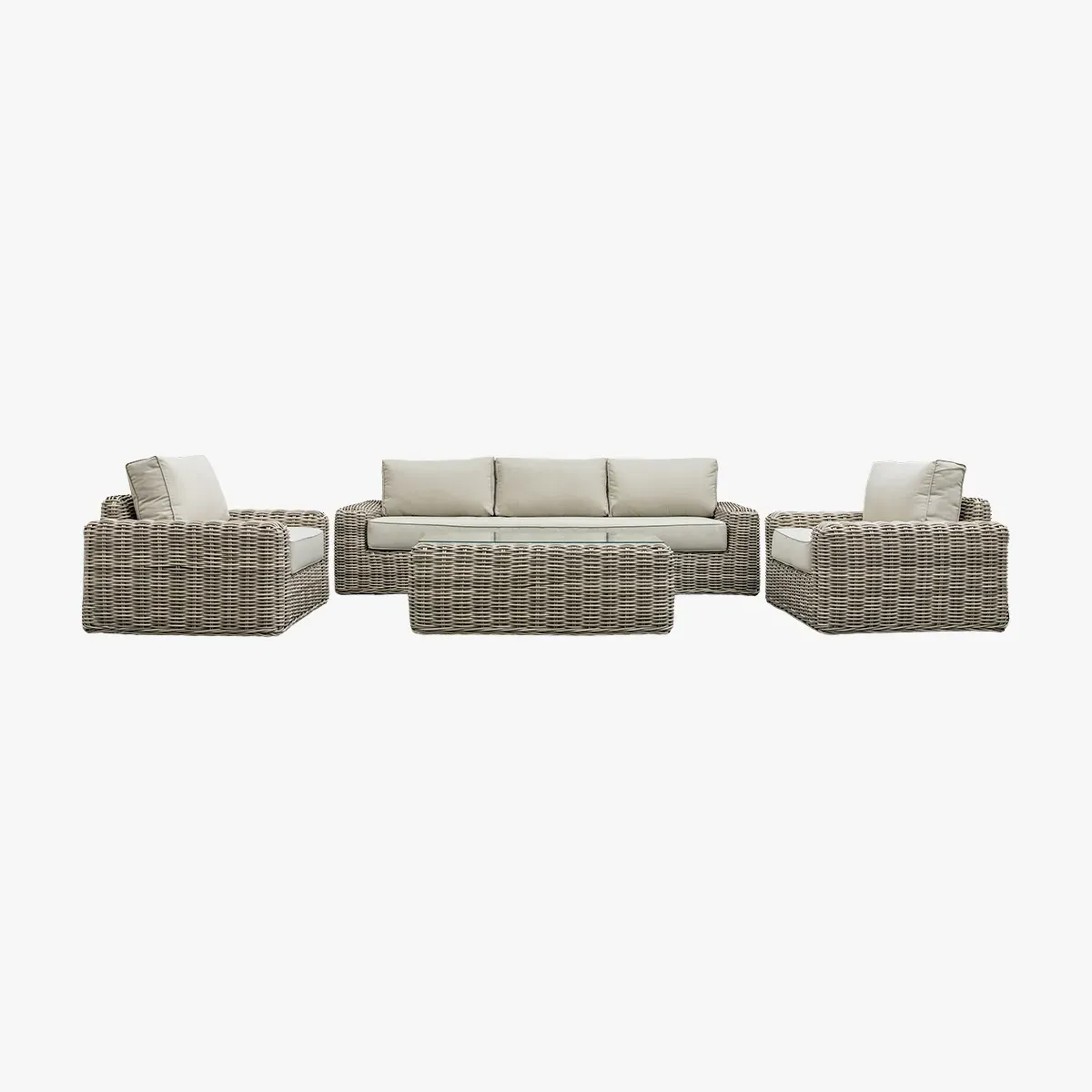 4-Piece Lounge Set with Coffee Table image