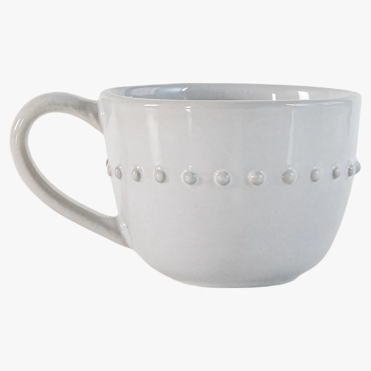 4-Piece Mug Set with Beaded Detail - Farmhouse image
