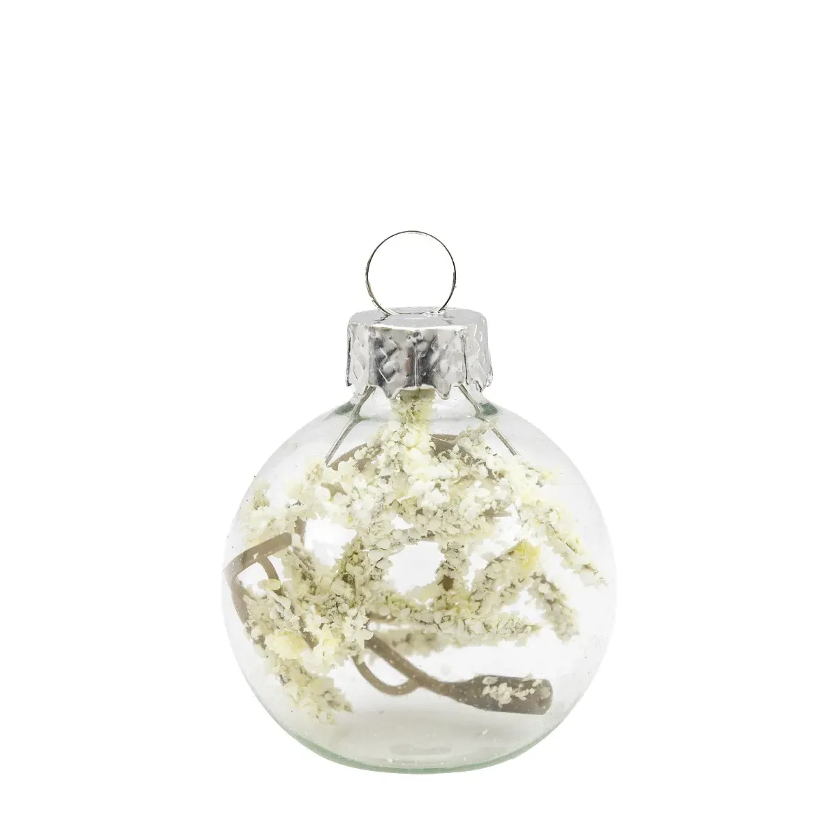6-Piece Bauble Place Holders - Clear, Glass