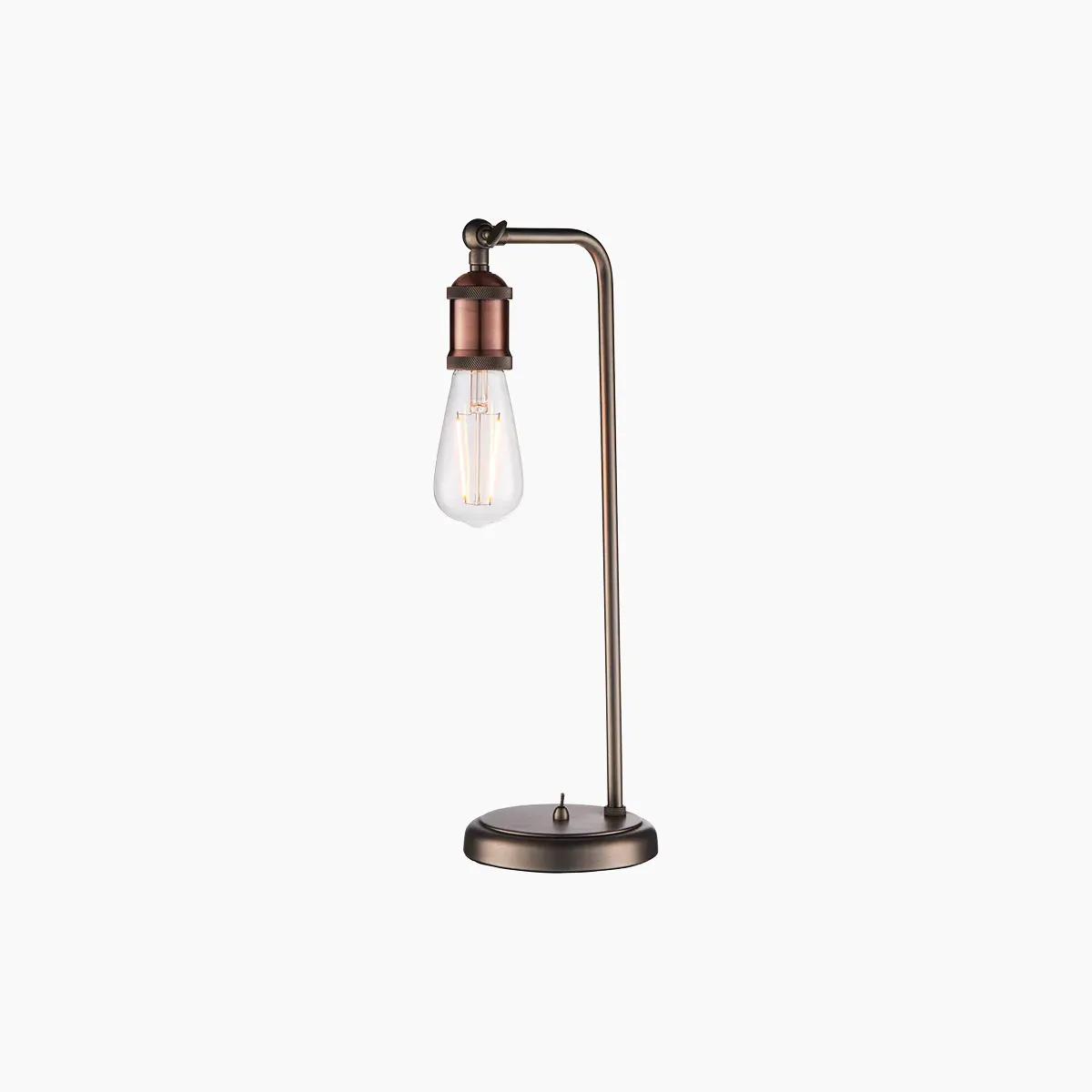 Adjustable Table Lamp - Pewter, Metal