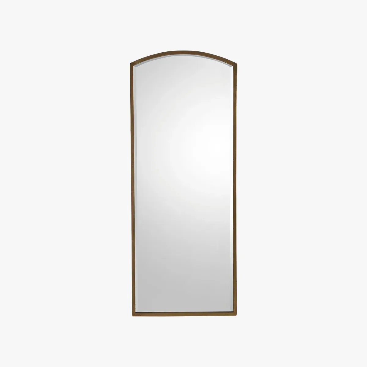 Arch Standing Mirror - Gold, Metal