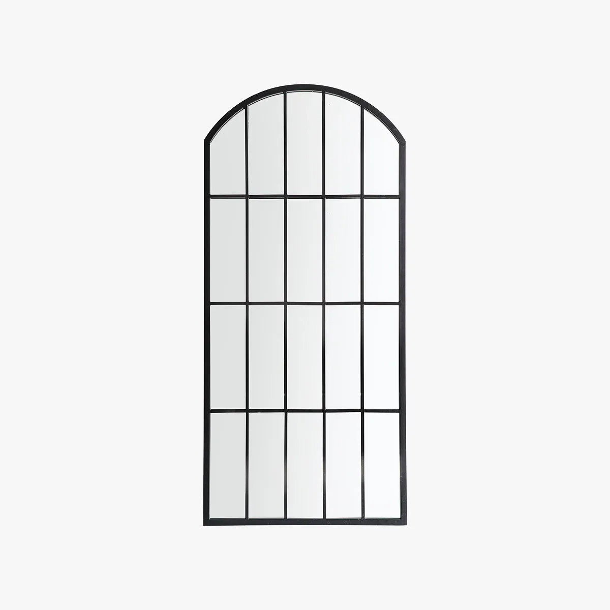 Arched Outdoor Mirror - Black image