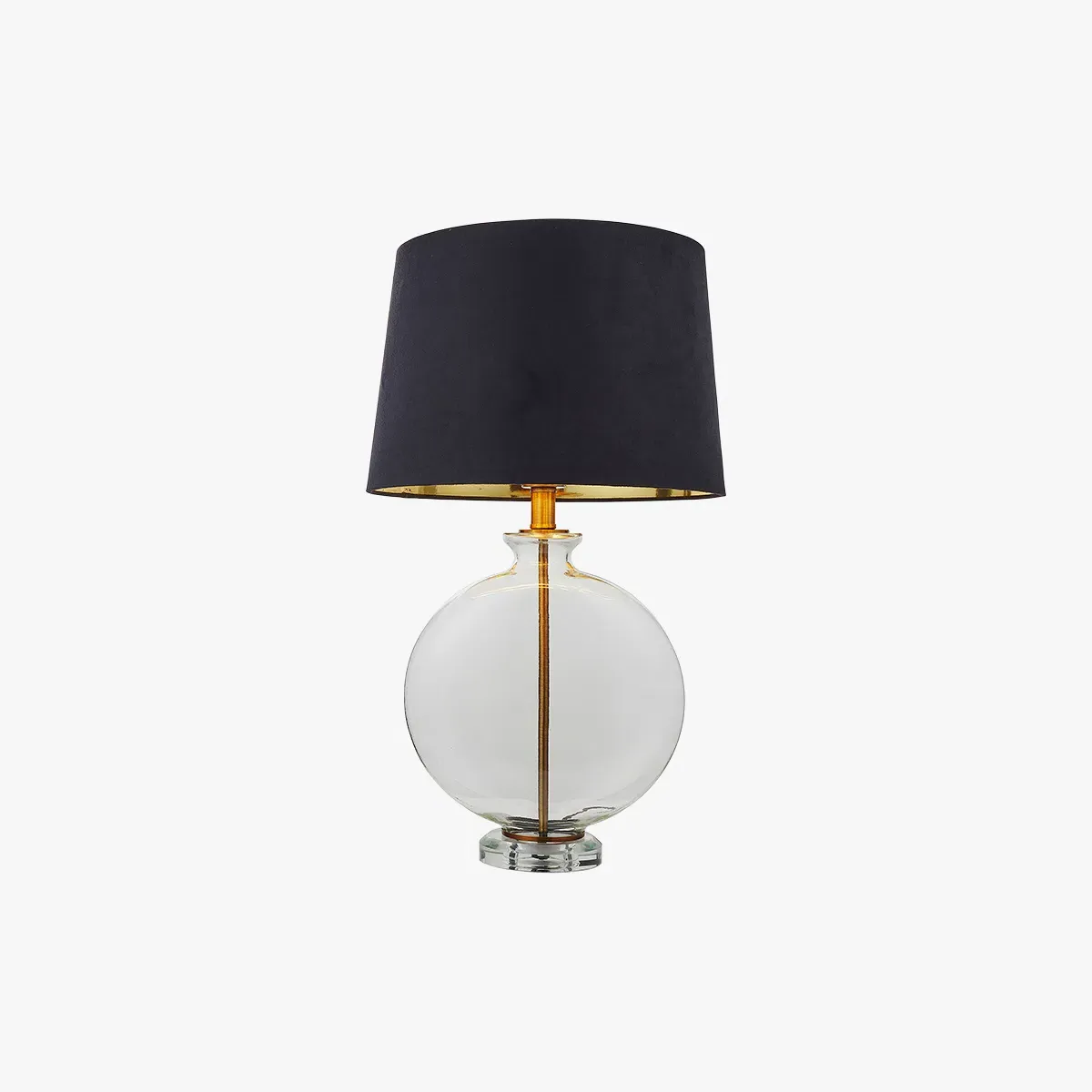 Balloon Table Lamp - Black, Glass image