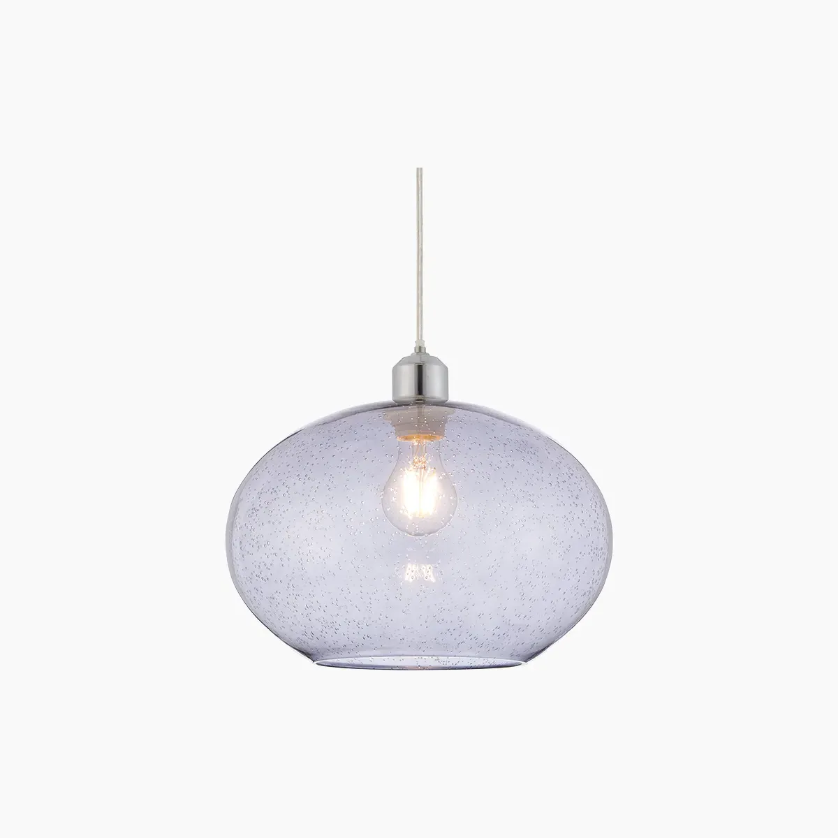 Bubble Pendant Light - Grey, Glass
