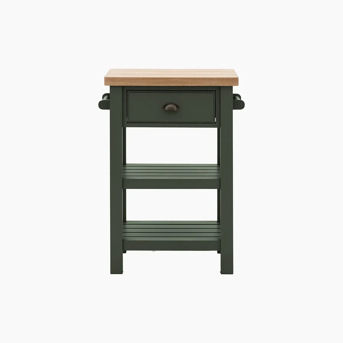 Butchers Block with Storage - Moss