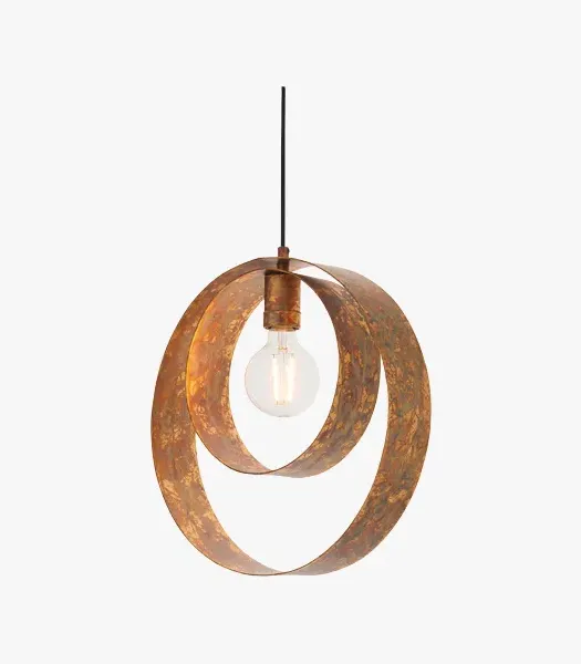 Ceiling Pendant Industrial Design - Gold Patina