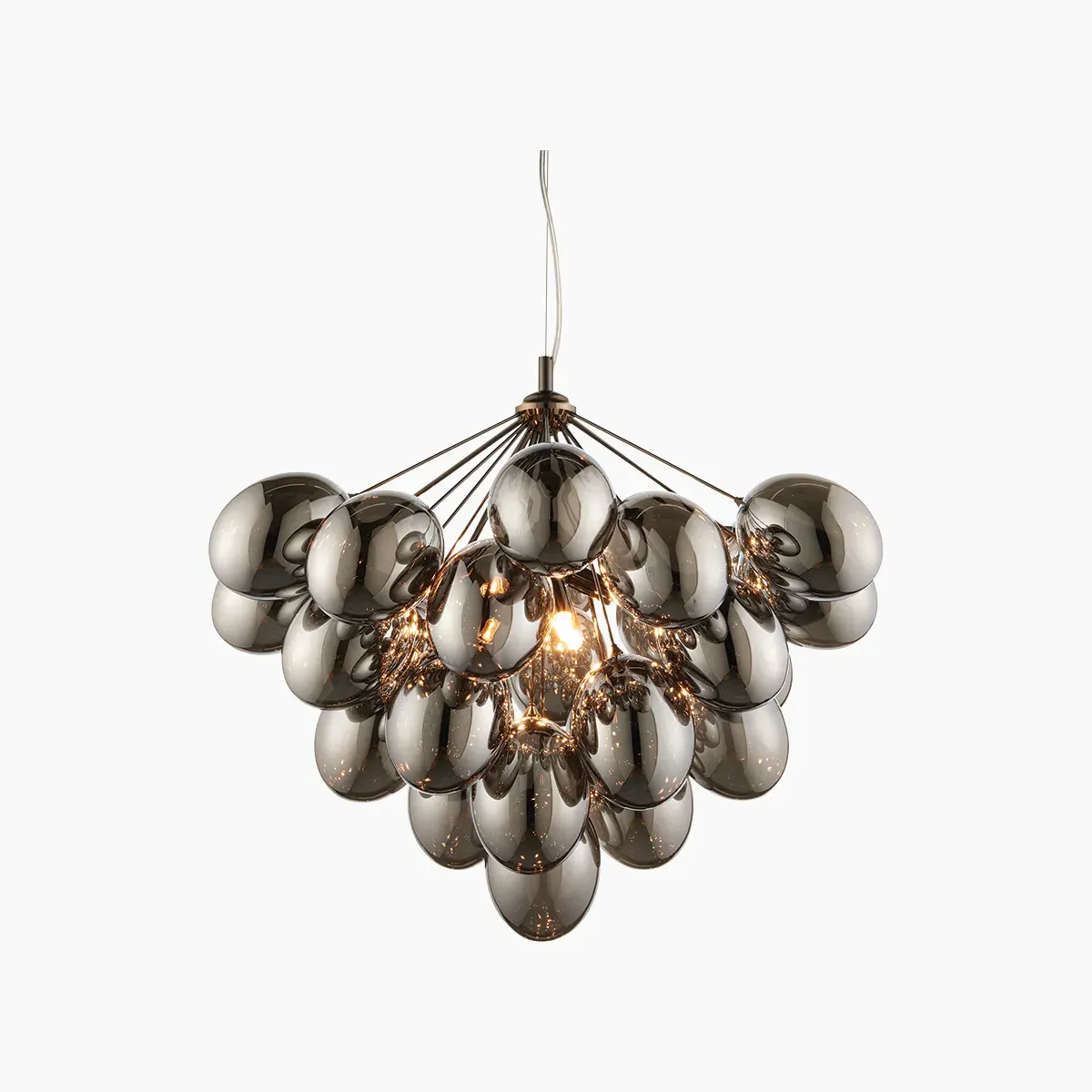 Ceiling Pendant Light - Black, Glass