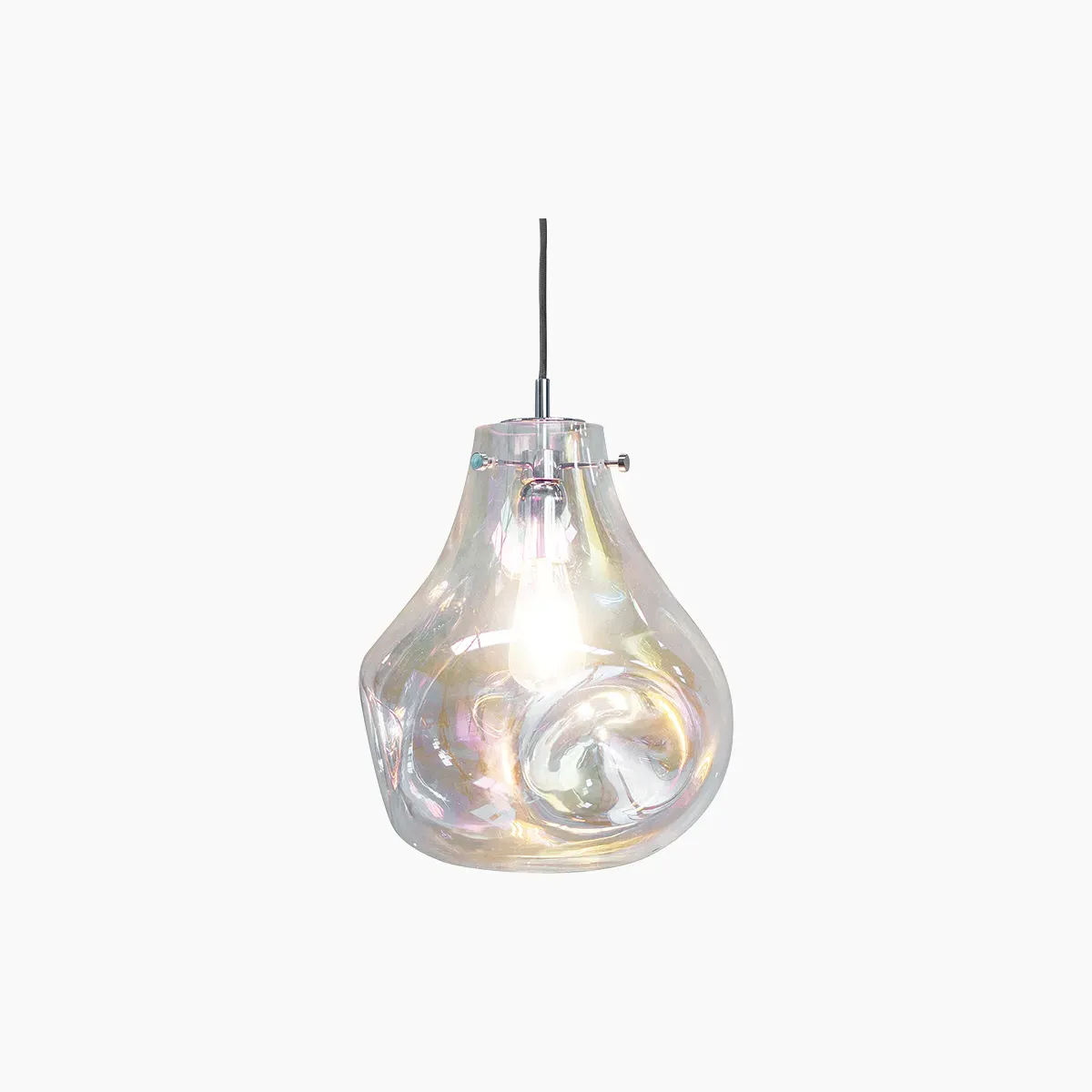 Ceiling Pendant Light - Metallic, Glass image