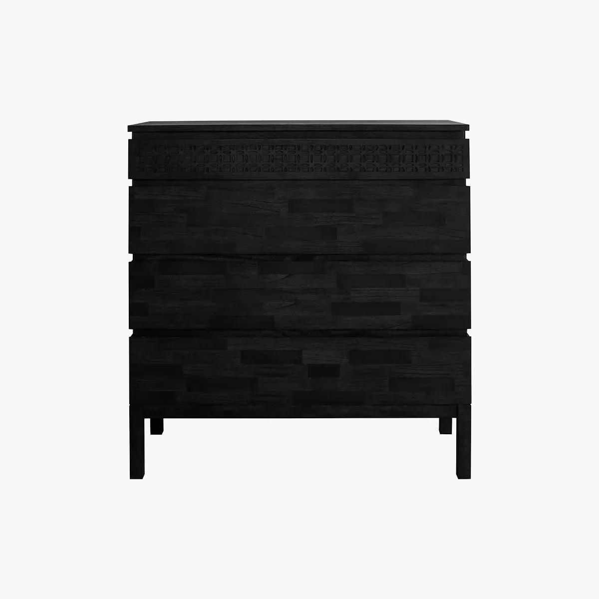Chest of Drawers - Charcoal, Mango Wood image