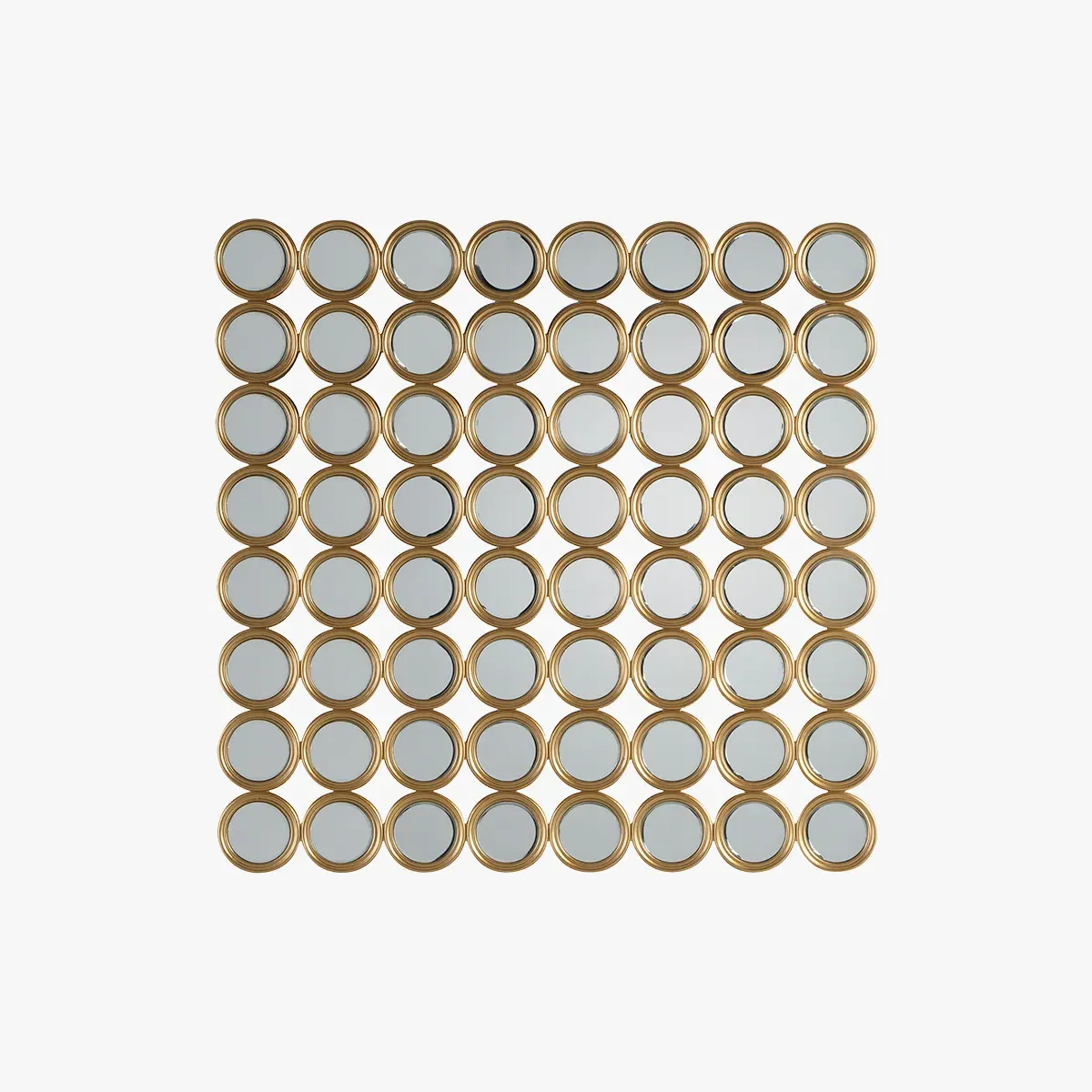 Circles Wall Mirror - Gold image