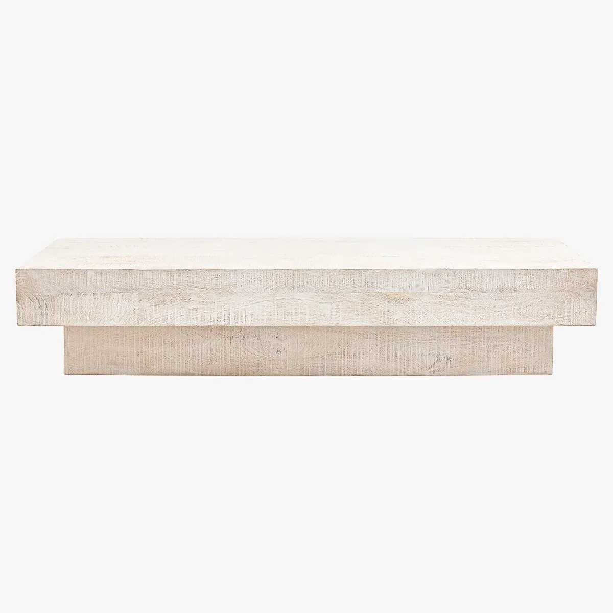 Coffee Table - Whitewash, Mango Wood image