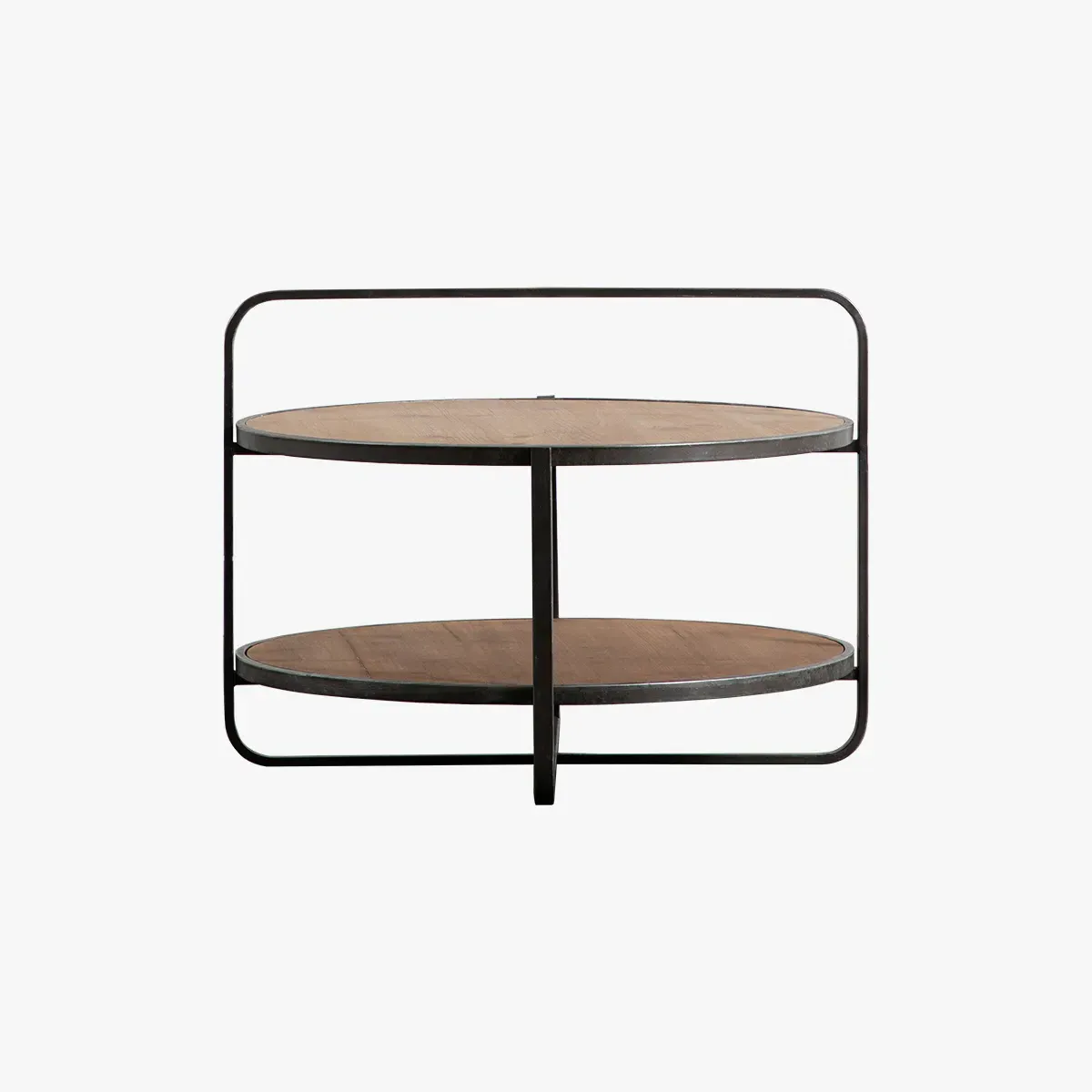 Coffee Table with Double Shelf - Oak image