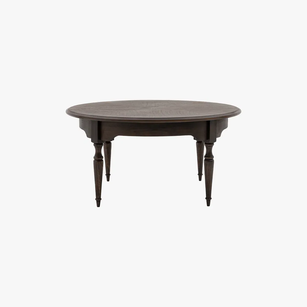 Coffee Table with Turned Legs - Coffee, Wood image