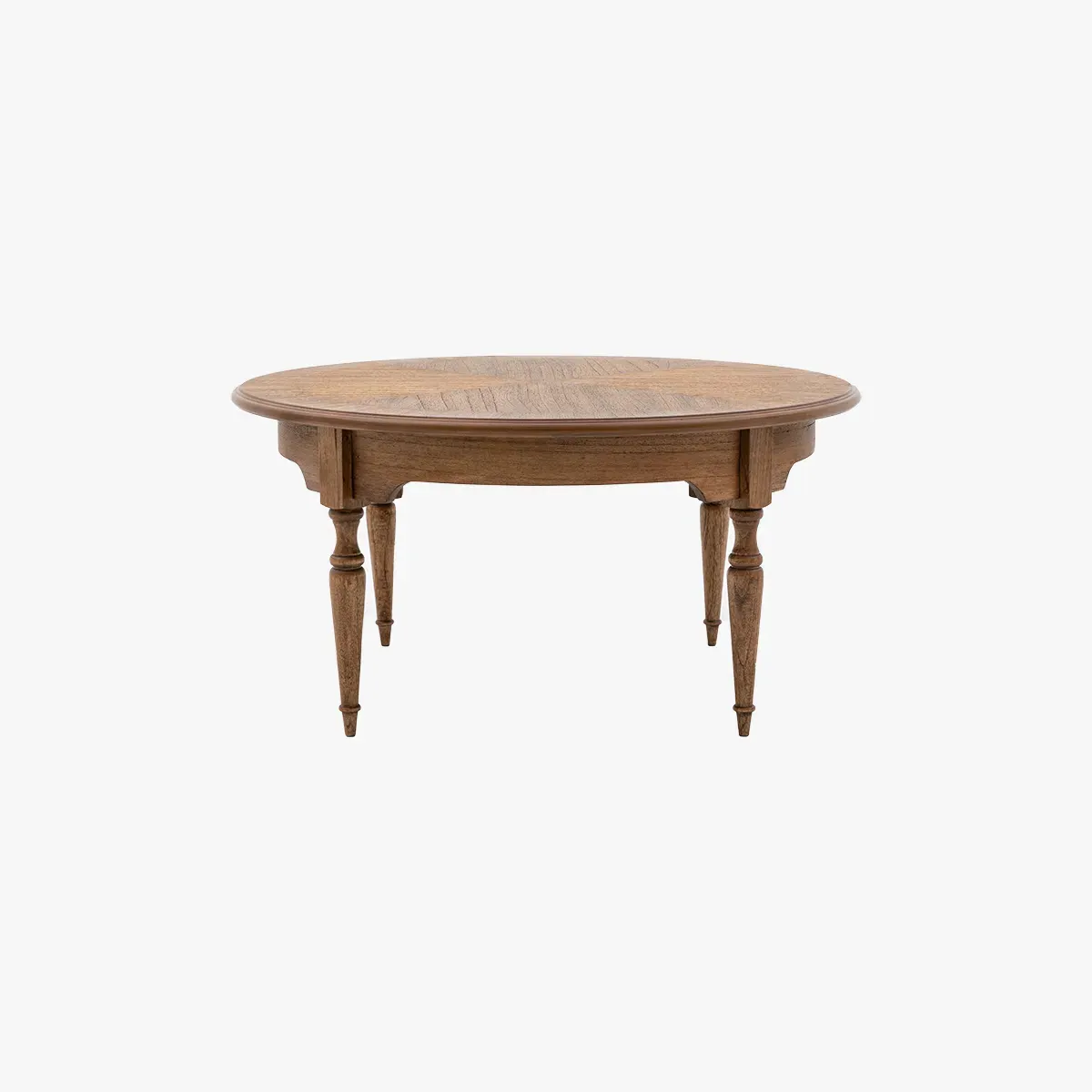 Coffee Table with Turned Legs - Natural, Wood