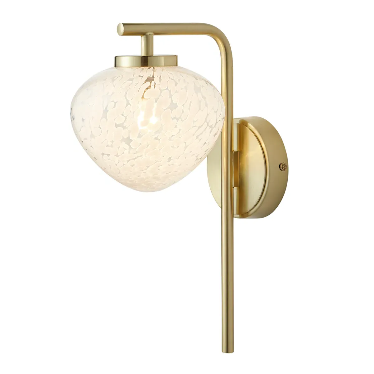 Confetti Glass Wall Light - Brass, Metal image