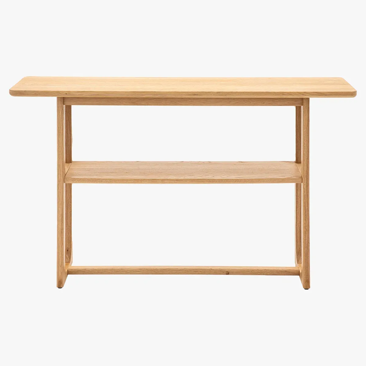 Console Table - Natural, Solid Oak image