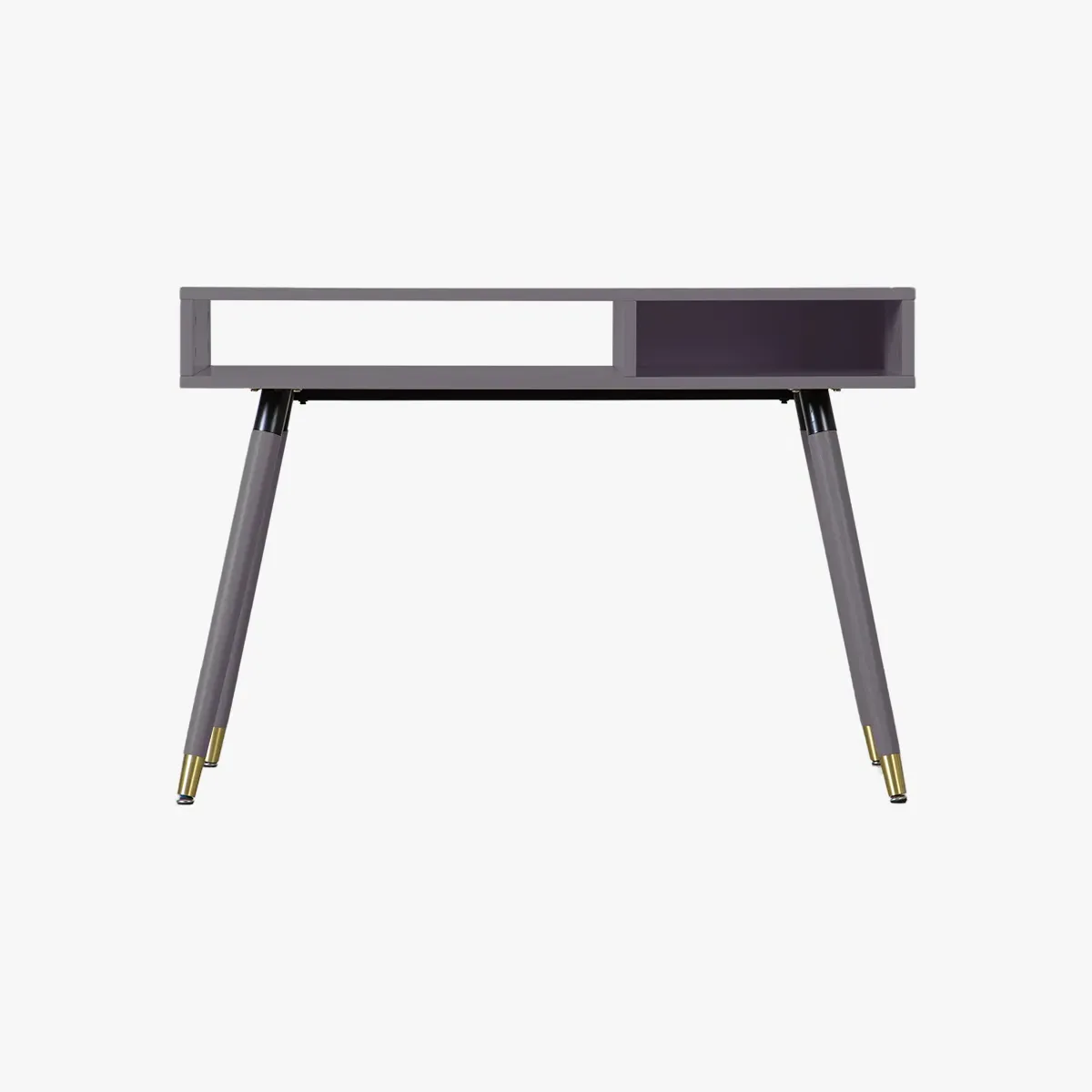 Console Table with Geometric Pattern - Grey image