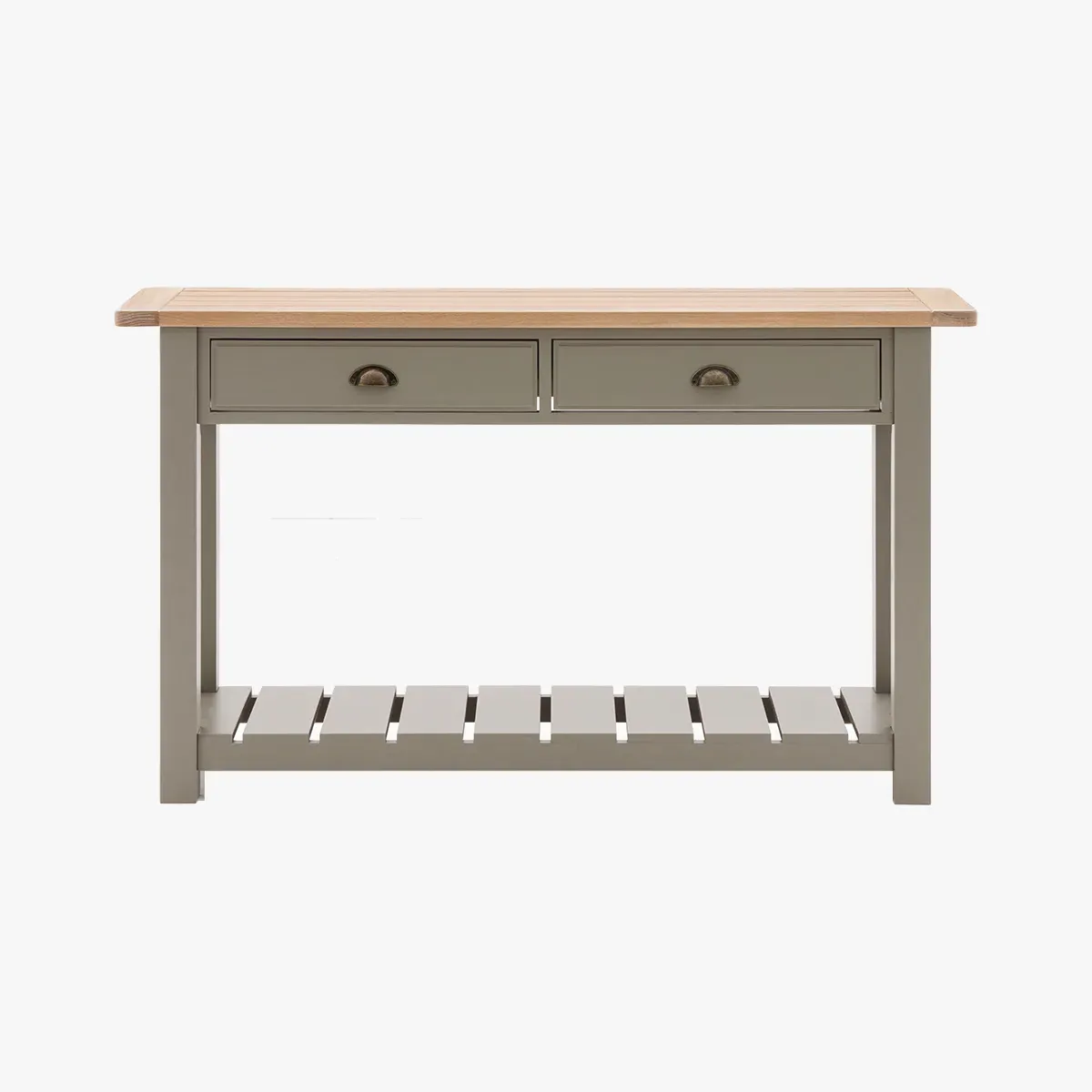 Console Table with Storage - Prairie, Oak