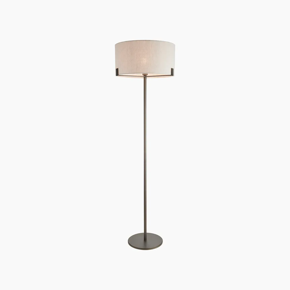 Contemporary Floor Lamp - Bronze, Metal
