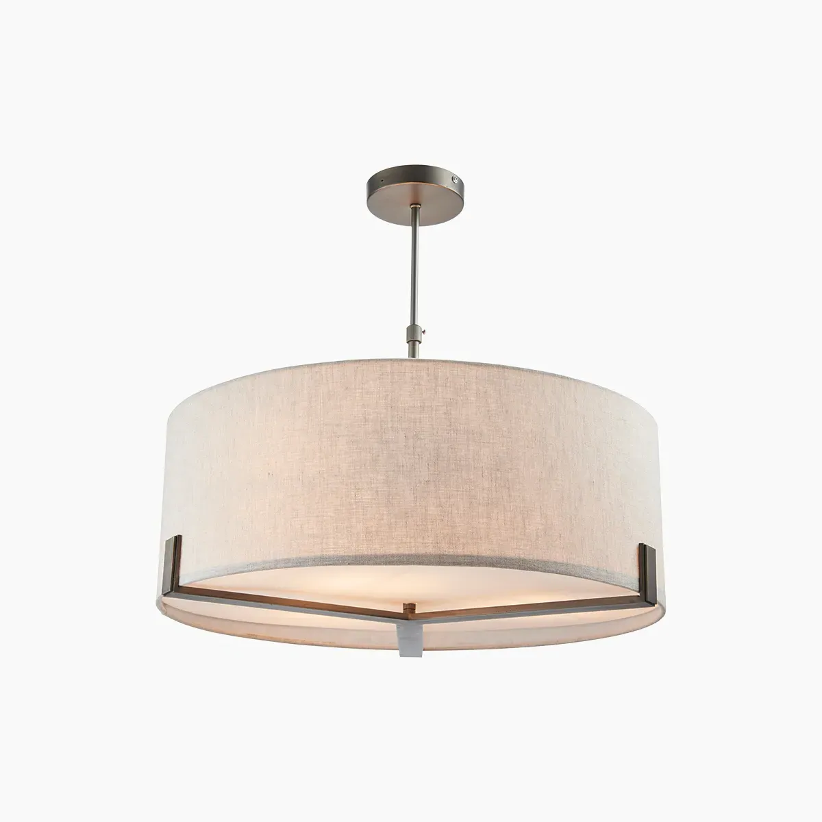 Contemporary Pendant Light - Bronze, Metal