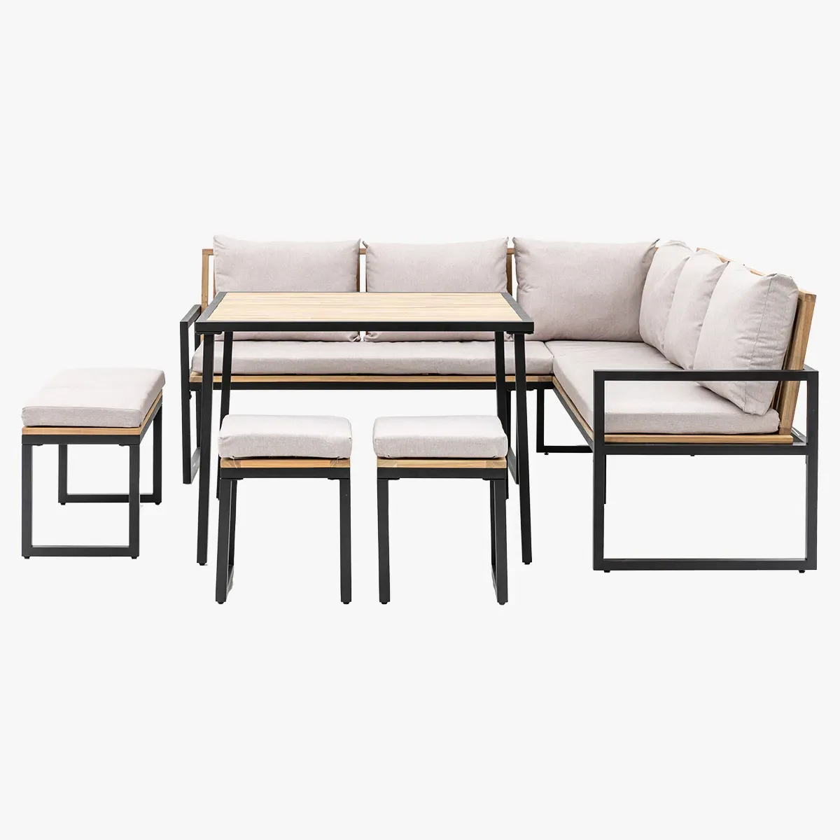 Corner Dining Set with Sofa Seating image