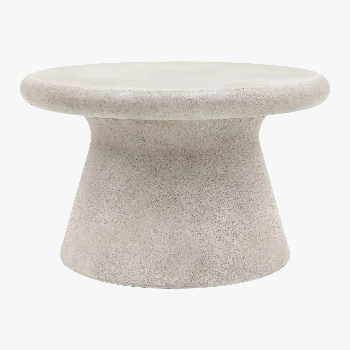 Curved Coffee Table - Concrete image