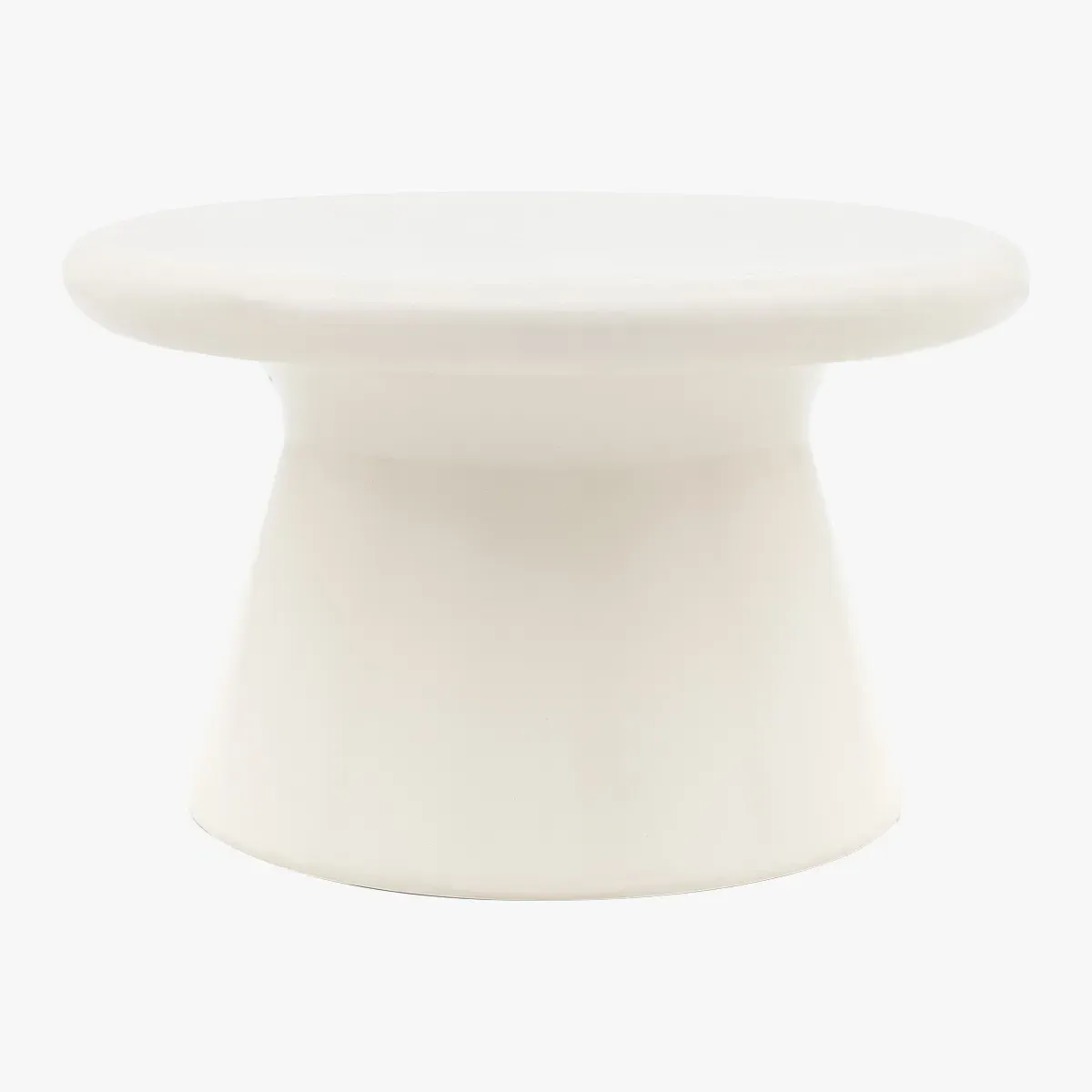 Curved Coffee Table - Cream