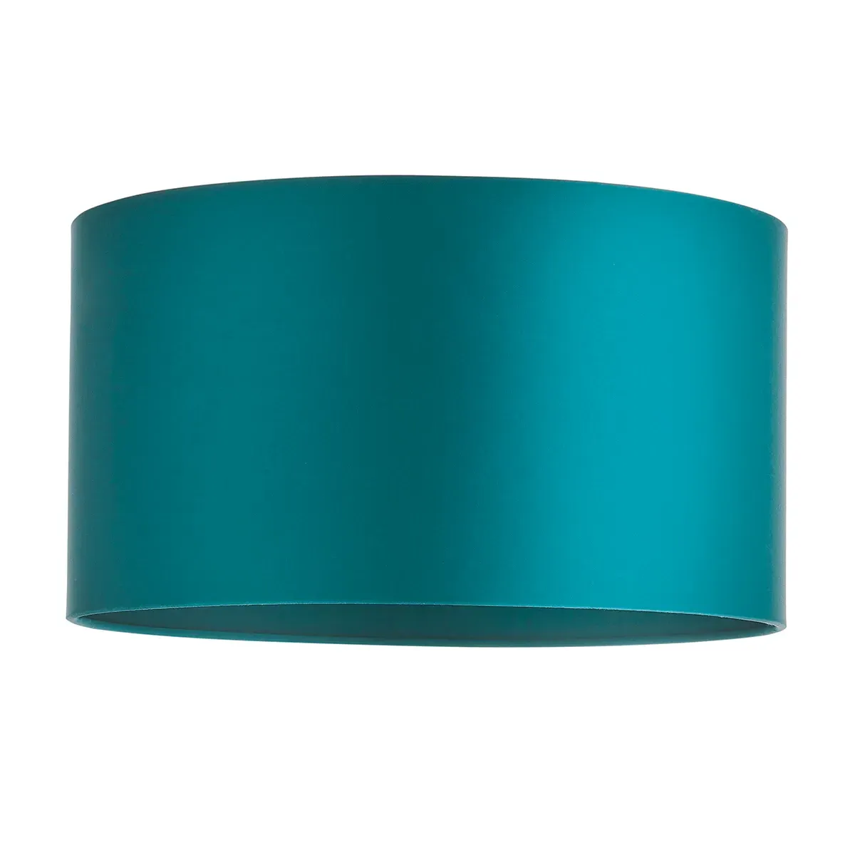 Cylinder Lampshade - Teal, Satin