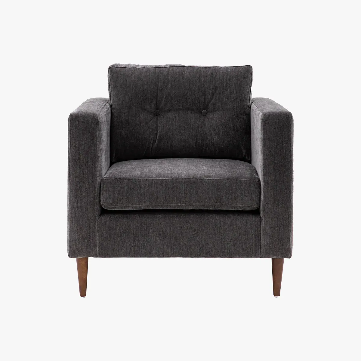 Deep Cushioned Armchair - Charcoal image