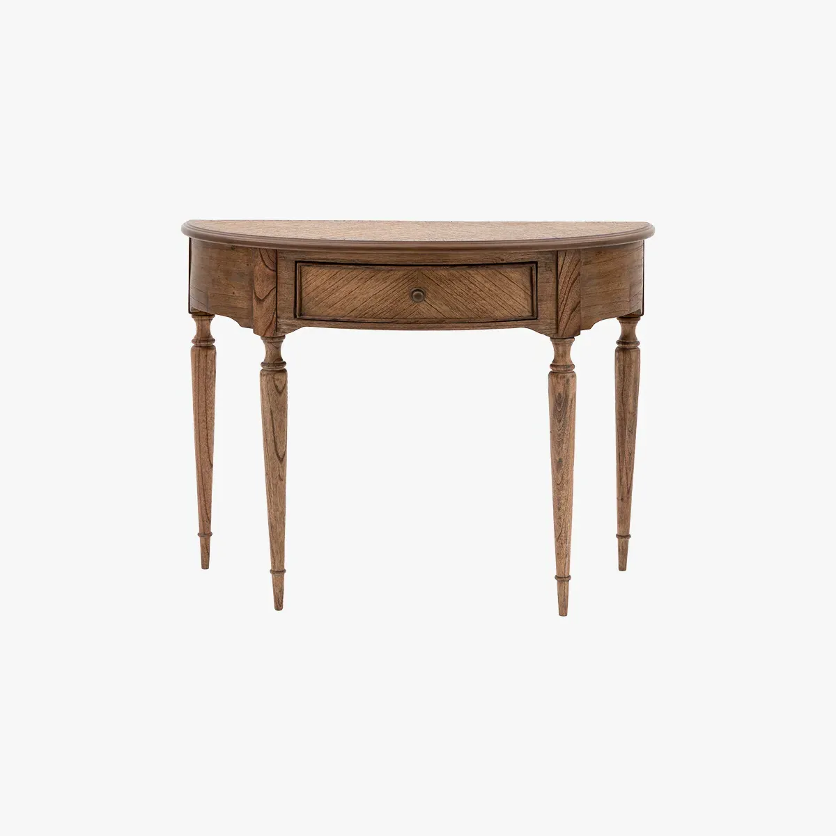 Demi Lune Console Table - Natural, Mindy Wood