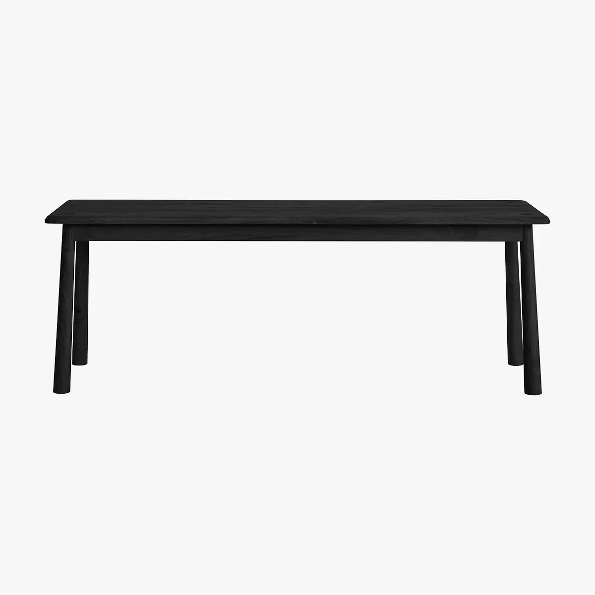 Dining Bench - Black, Oak