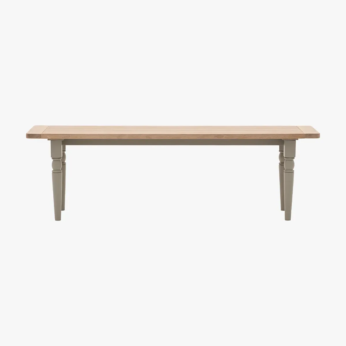 Dining Bench with Spindle Legs - Prairie, Oak image