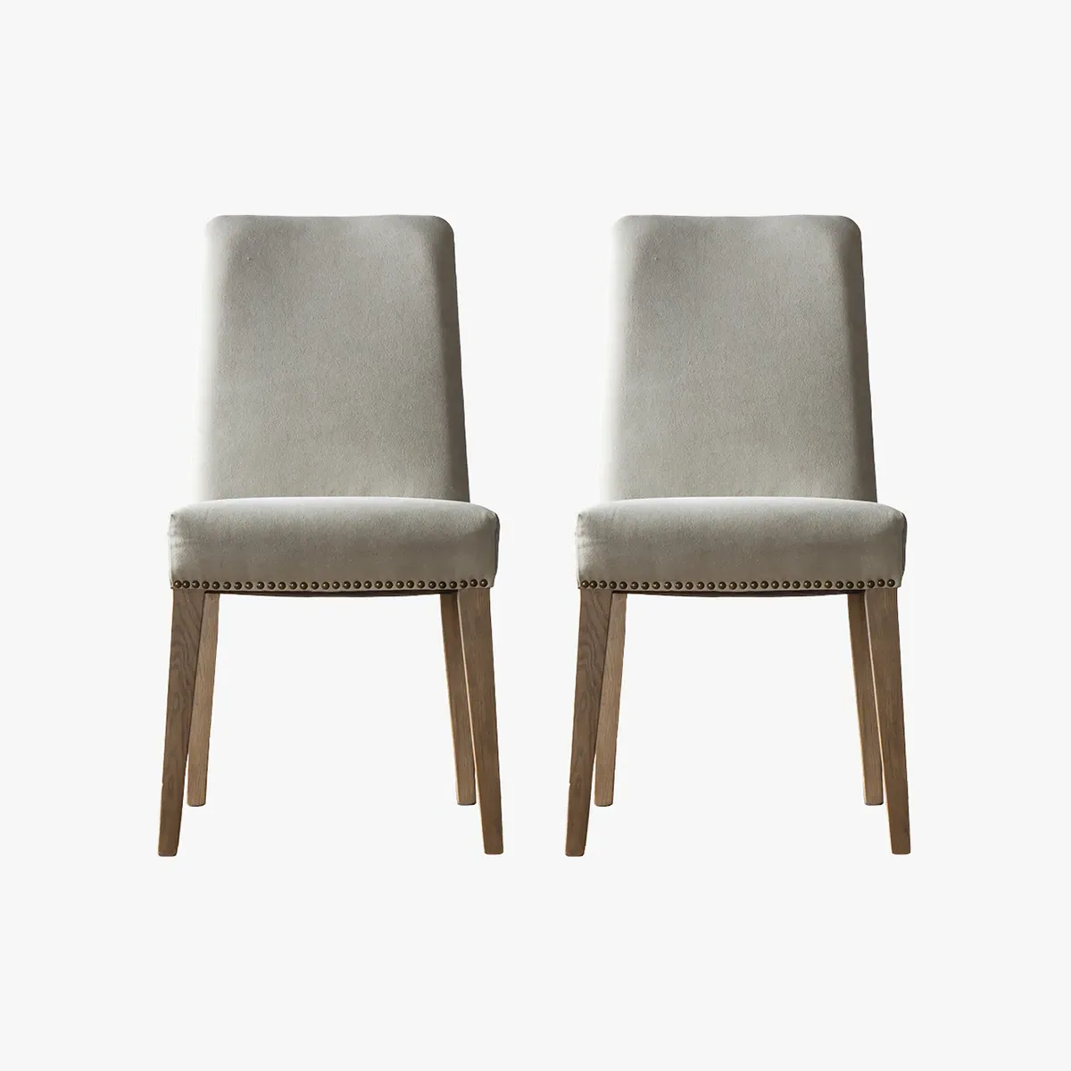 Dining Chair Set of 2 - Natural, Linen image